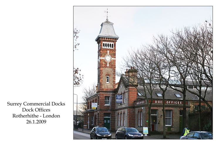 FORMER DOCK MANAGER'S OFFICE AND 1-14 DOCK OFFICES, Non Civil Parish -  1393869 | Historic England