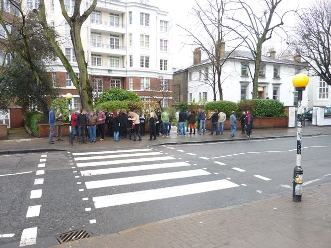 ZEBRA CROSSING NEAR ABBEY ROAD STUDIOS, Non Civil Parish - 1396390