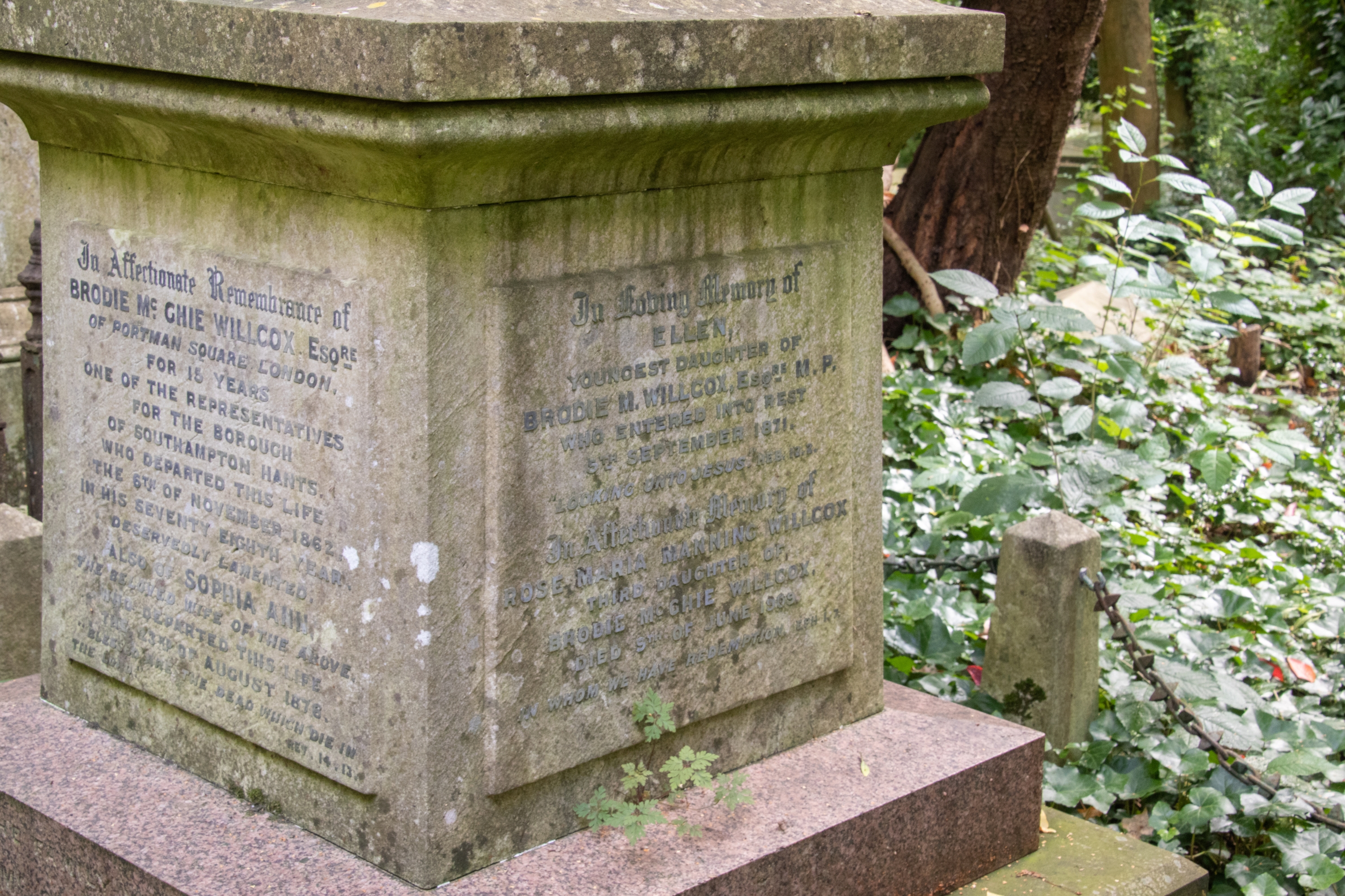 Monument to Brodie McGhie Wilcox Non Civil Parish 1403428