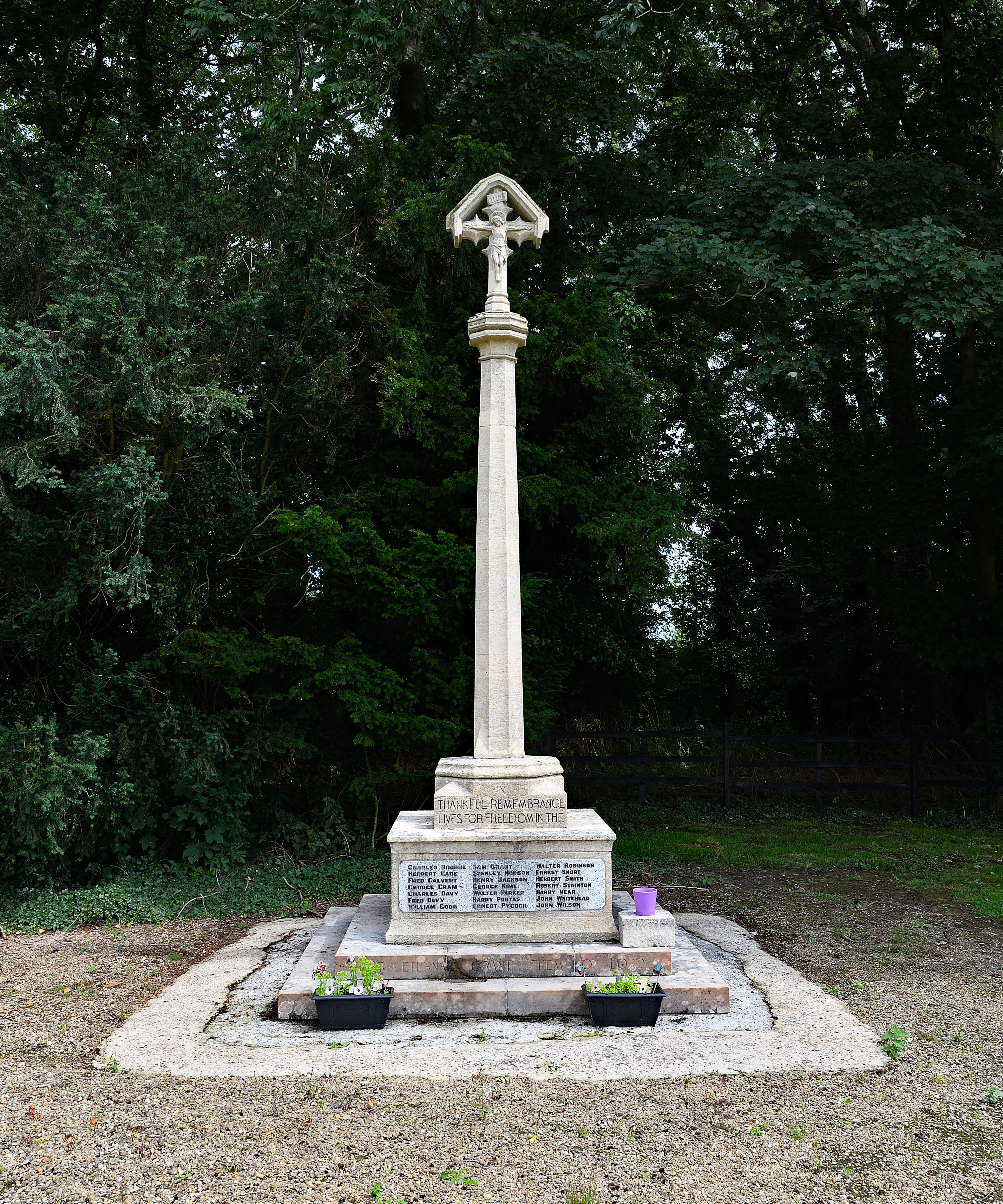 Wainfleet St Mary war memorial - 2020