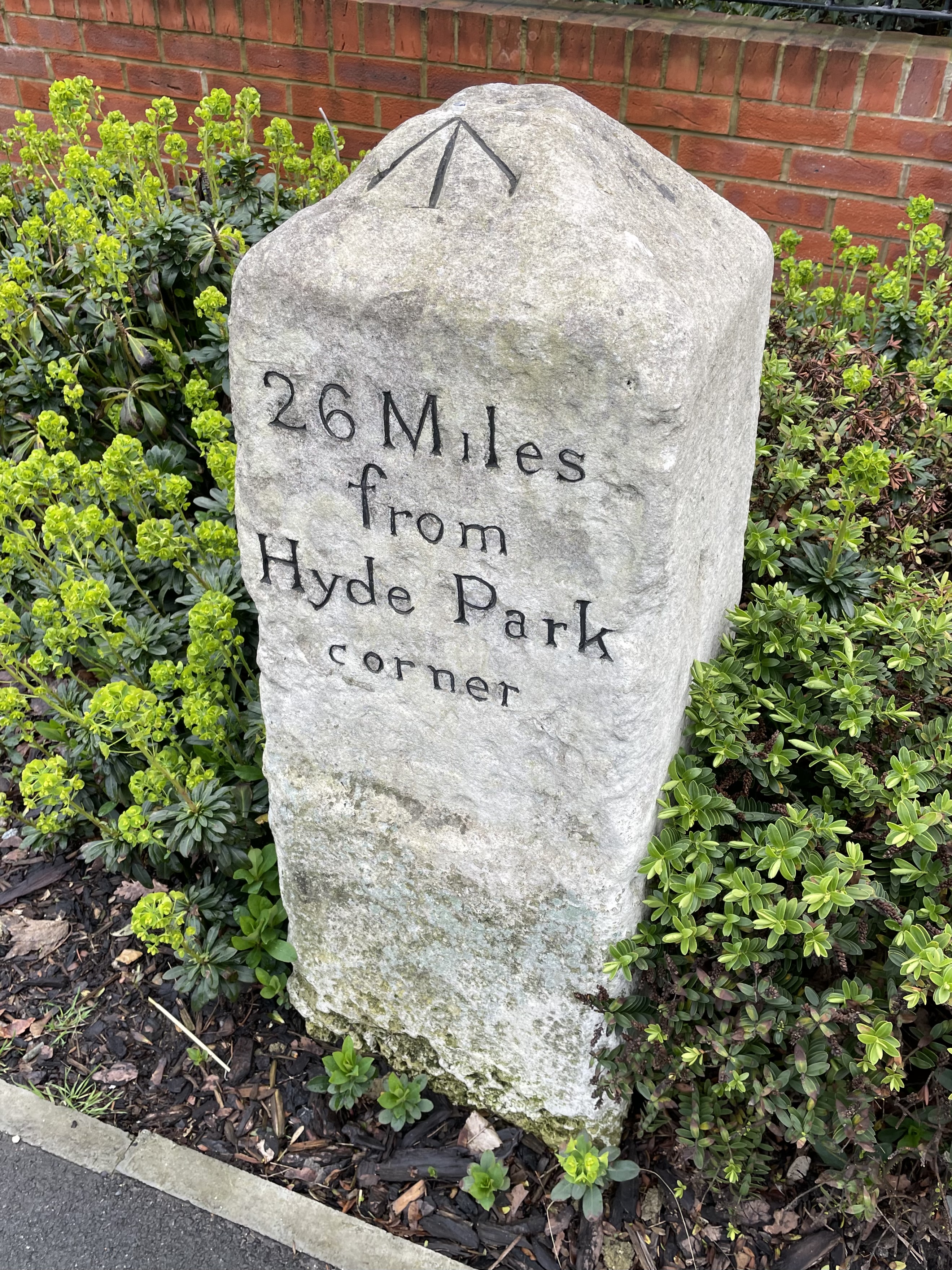 General view of milestone 