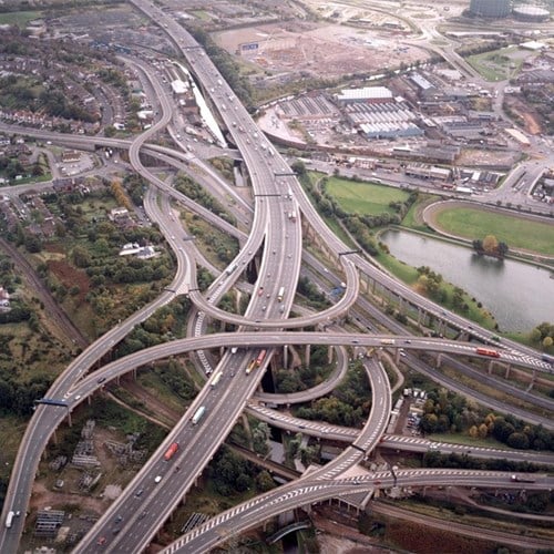 Spaghetti Junction, Birmingham, West Midlands | Educational Images