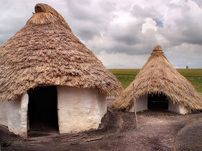 Neolithic New Stone Age Houses Stonehenge Wiltshire Educational   11766 700 