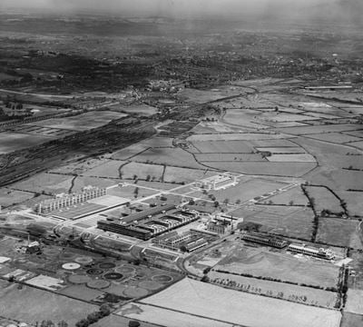 The Boots Pure Drug Co Works, Nottingham, from the south, 1939