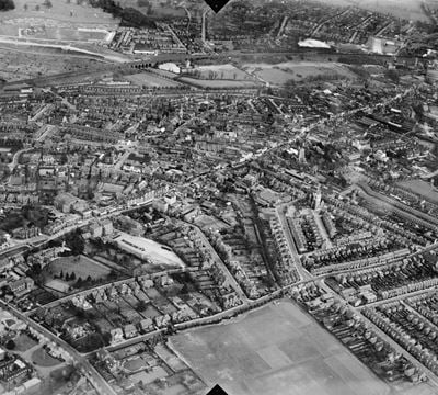 The town, Watford, 1950