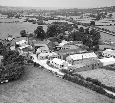 The W. Hawley & Son Ltd Colour Works, Duffield, from the south-east, 1946