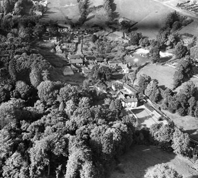 The village, Cockington, 1947