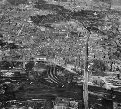 The city centre, Preston, 1949