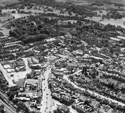 The town centre, East Grinstead, 1949