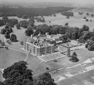 Longleat House, Longleat Park, from the east, 1949
