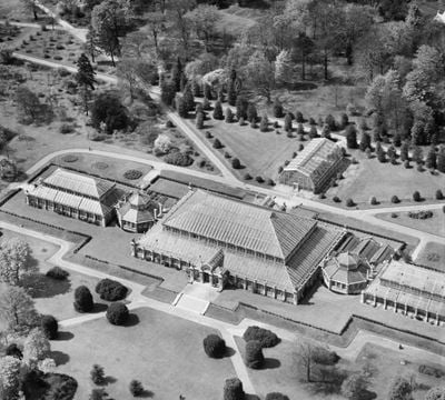 The Temperate House in the Royal Botanic Gardens, Kew, 1952
