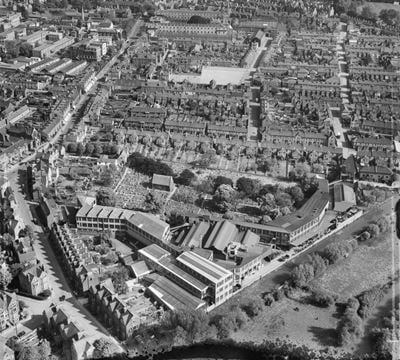 The Eagle Ironworks, St Sepulchre's Cemetery and Jericho, Oxford, 1952