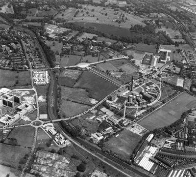 The University of Birmingham, Edgbaston, 1948. This image has been produced from a print.