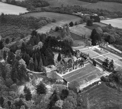 Plant Protection Ltd Fernhurst Research Station at Verdley Place, Fernhurst, 1951. This image has been produced from a print.
