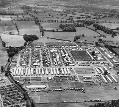 Rougham, the Suffolk County Show, 1951. This image has been produced from a print.