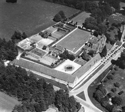 The Manor House, Purton, 1947. This image has been produced from a print.