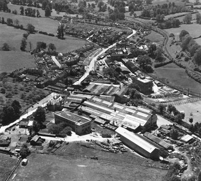 The Lightpill Iron Works, Lightpill Mills and environs, Lightpill, 1948. This image has been produced from a print.
