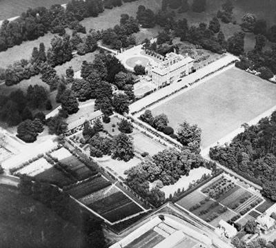 Ham House and gardens, Ham, 1927. This image has been produced from a copy-negative.