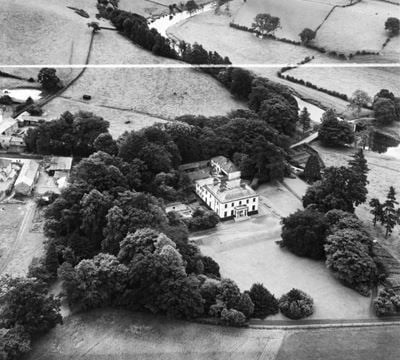 Eden Gate, Warcop, 1951. This image has been produced from a print marked by Aerofilms Ltd for photo editing.