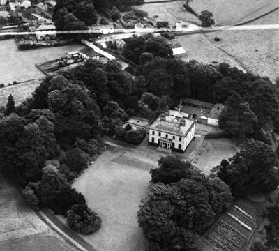 Eden Gate, Warcop, 1951. This image has been produced from a print marked by Aerofilms Ltd for photo editing.