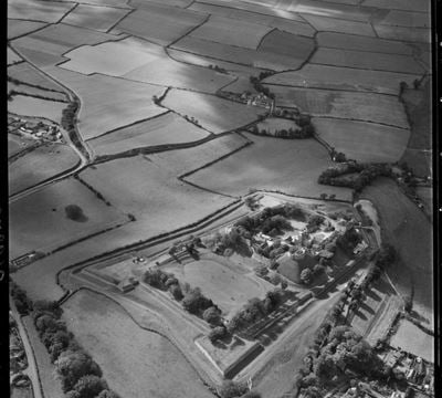 Carisbrooke Castle and remains of Roman Fort, Carisbrooke, Isle of Wight, 1957