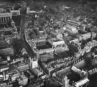 Corpus Christi College and environs, Cambridge, 1920
