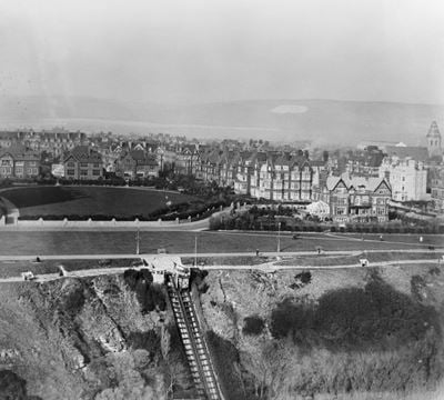 Cliff Railway, Folkestone, 1920