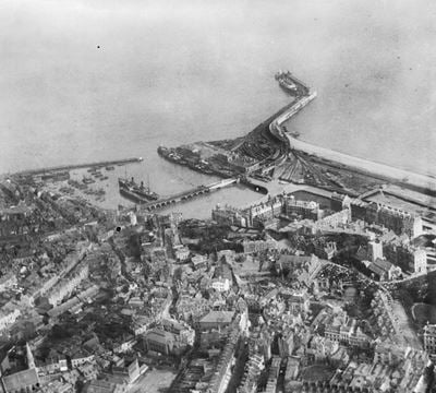 Inner Harbour and Outer Harbour, Folkestone, 1920