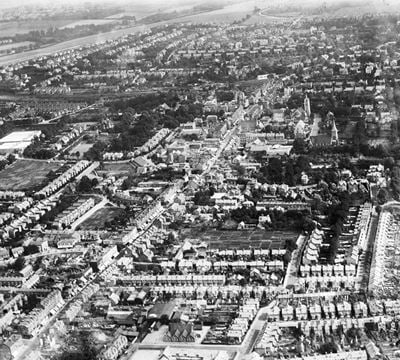Sutton High Street and area, Sutton, 1920
