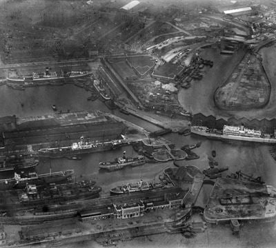 East India Docks, Blackwall, 1921