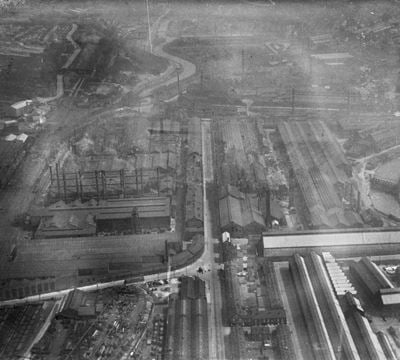 The Vickers Works and environs, Sheffield, 1922