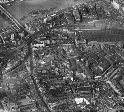 Guy's Hospital and environs, The Borough, 1924