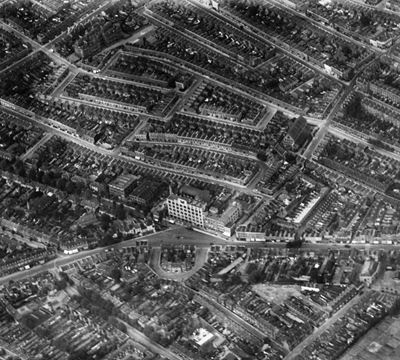 Wells Crescent and environs, Camberwell, 1924