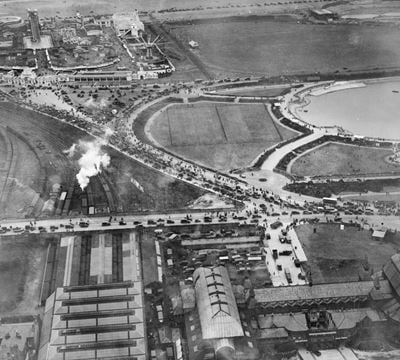 Southport, crowds gathered for the total solar eclipse, 1927