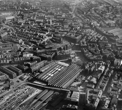 Forster Square Station and environs, Bradford, 1928