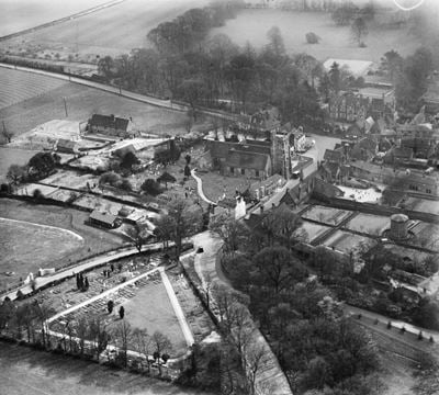 Wrotham cemetery and St George's Church, Wrotham, 1929