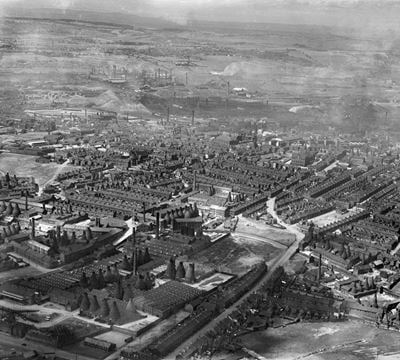 Trent Sanitary Works and environs, Hanley, from the east, 1931