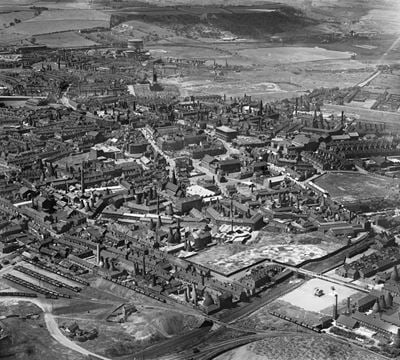 The Royal Doulton Works and environs, Burslem, 1931