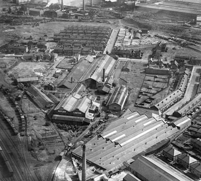 The Royles Ltd Engineering Works and the Kinder and Co. Wallpaper Works, Irlam, 1931