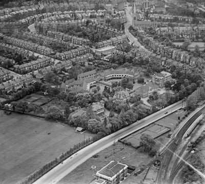 Woodside Hospital and environs, Muswell Hill, 1932
