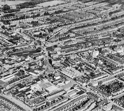 The town centre, Ilford, 1933