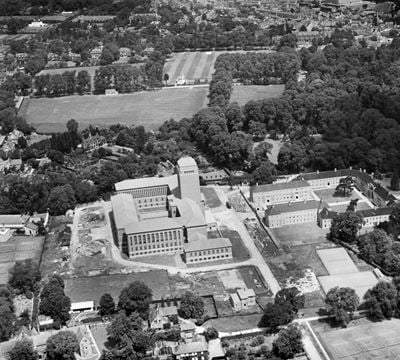 University Library, Memorial Court and St John's College Playing Fields, Cambridge, 1934