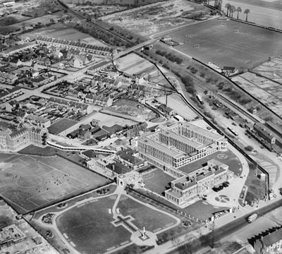 The King George Hospital, Memorial Park and environs, Aldborough Hatch, 1935