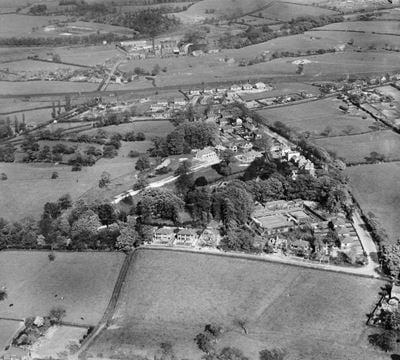 Penwortham Hall, Park Lane under construction and environs, Middleforth Green, 1936