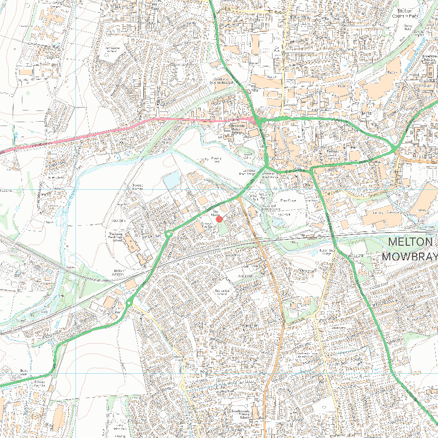 The Mount motte at Melton Mowbray, Melton - 1010666| Historic England