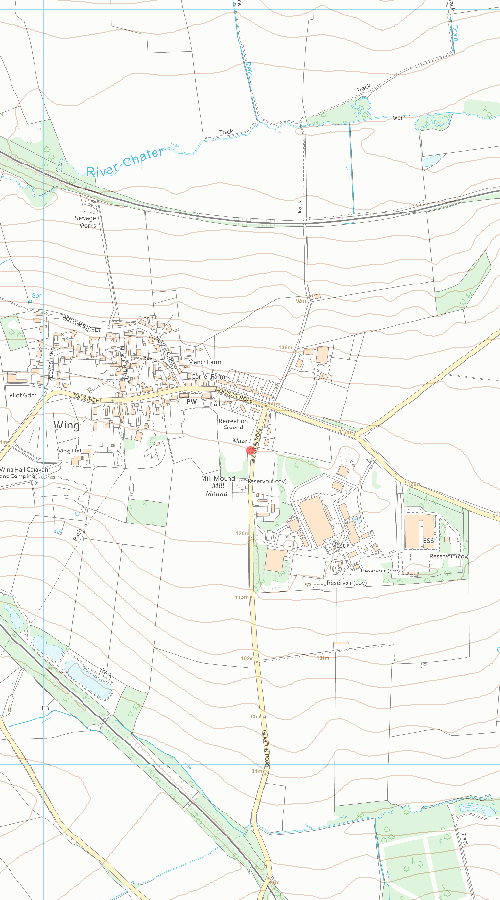 Ordnance survey map of Maze 220m south east of St Peter and St Paul's Church