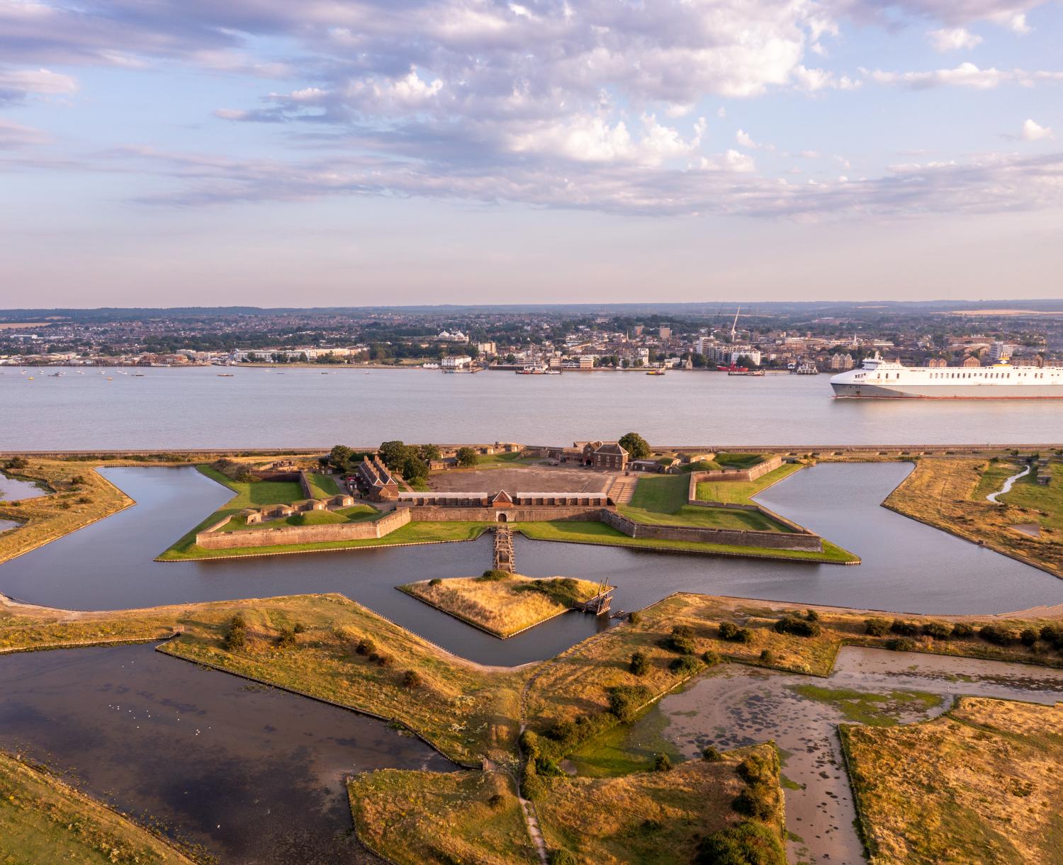 /localAn aerial view of docks