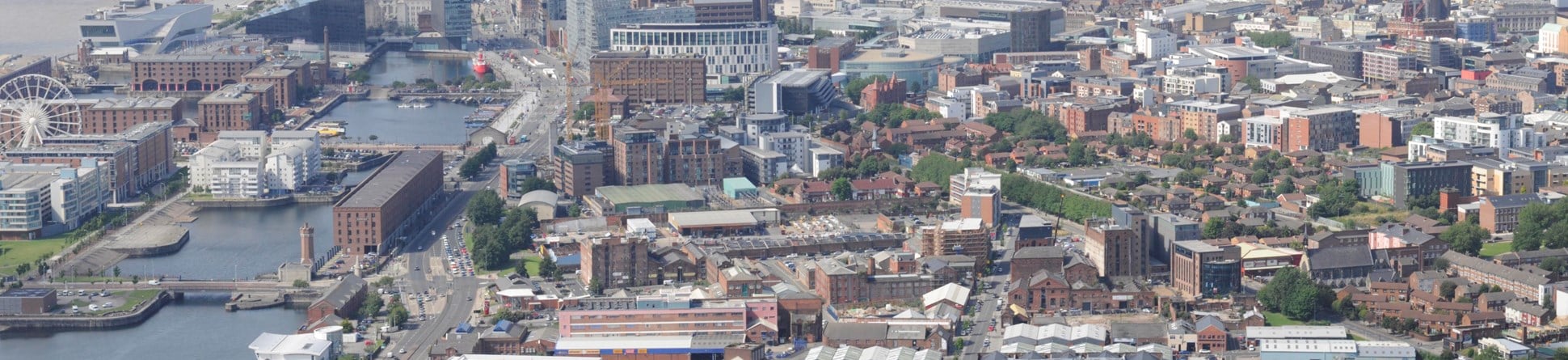 Aerial view of the Baltic Triangle