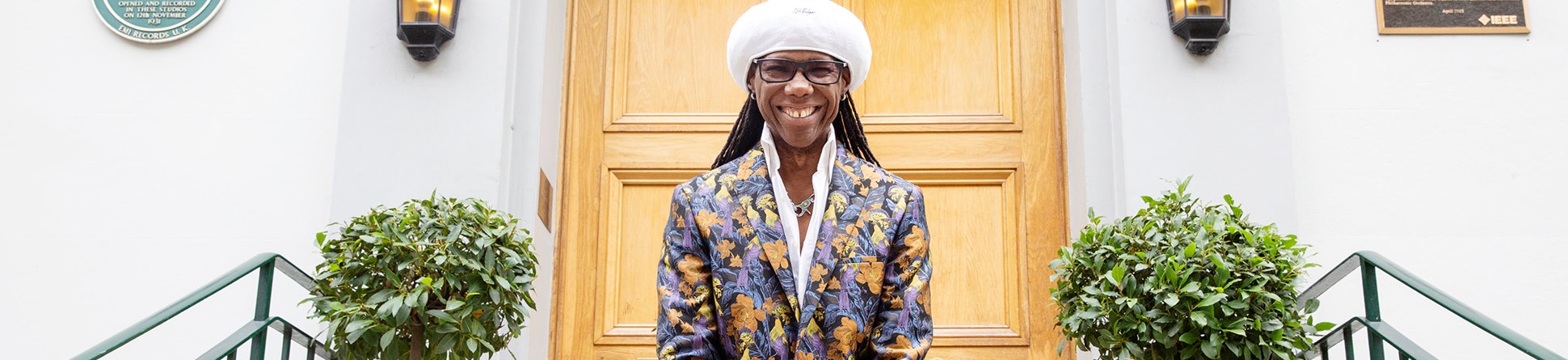 Nile Rodgers, Music Legend, at the Abbey Road Studios in London