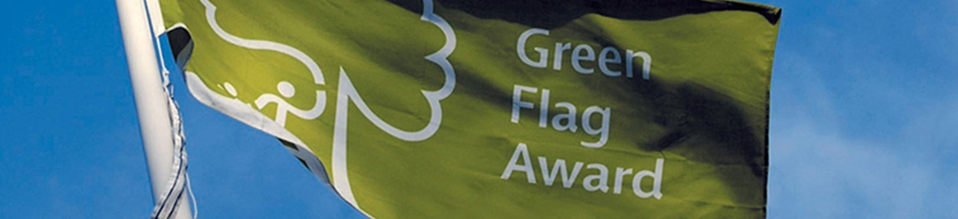 Photograph of the Green Flag Awards Flag